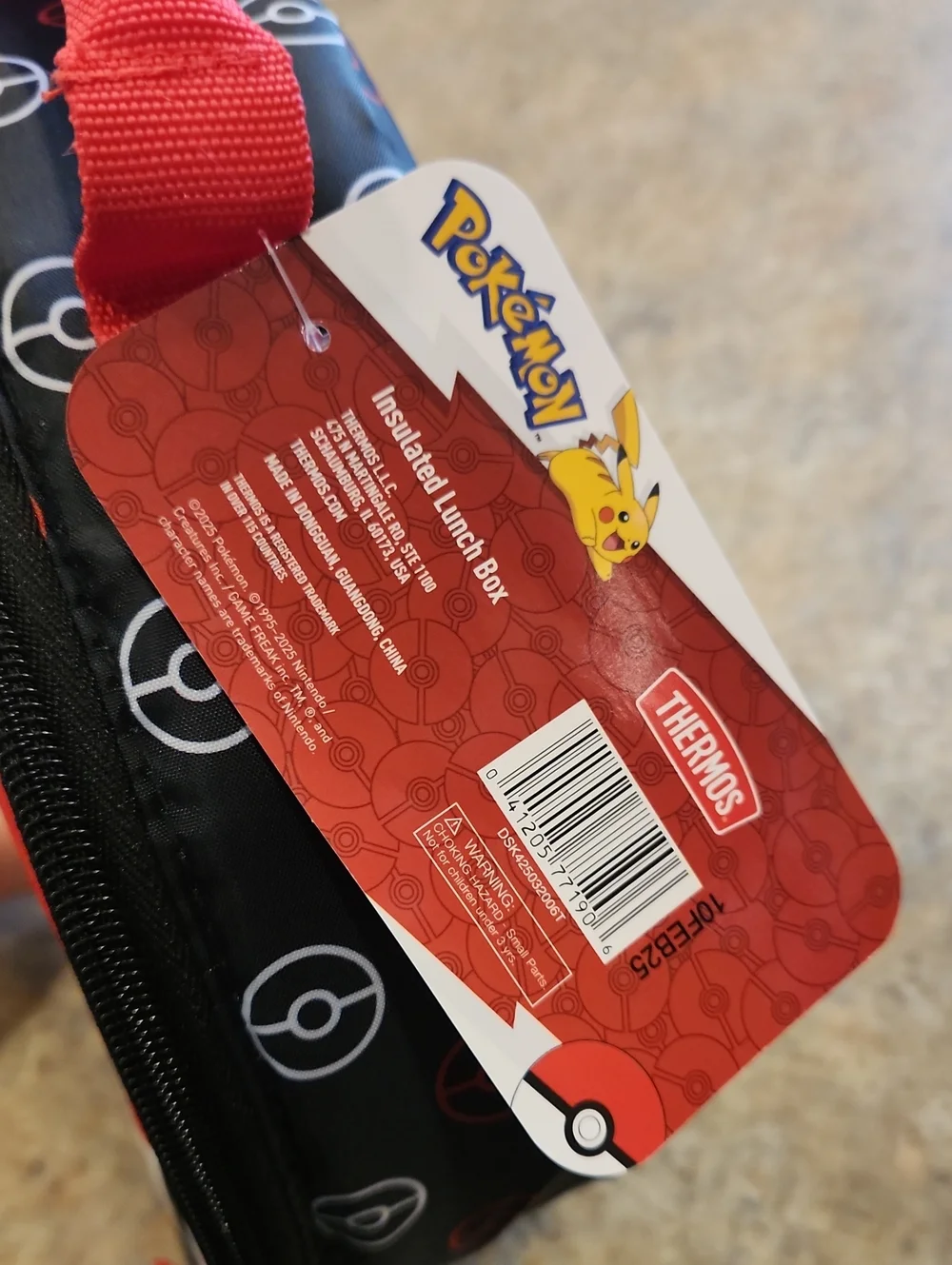Pokemon Poke Ball Insulated Lunch Bag